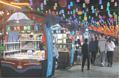 敦煌夜市:文化濃郁風(fēng)情曼妙